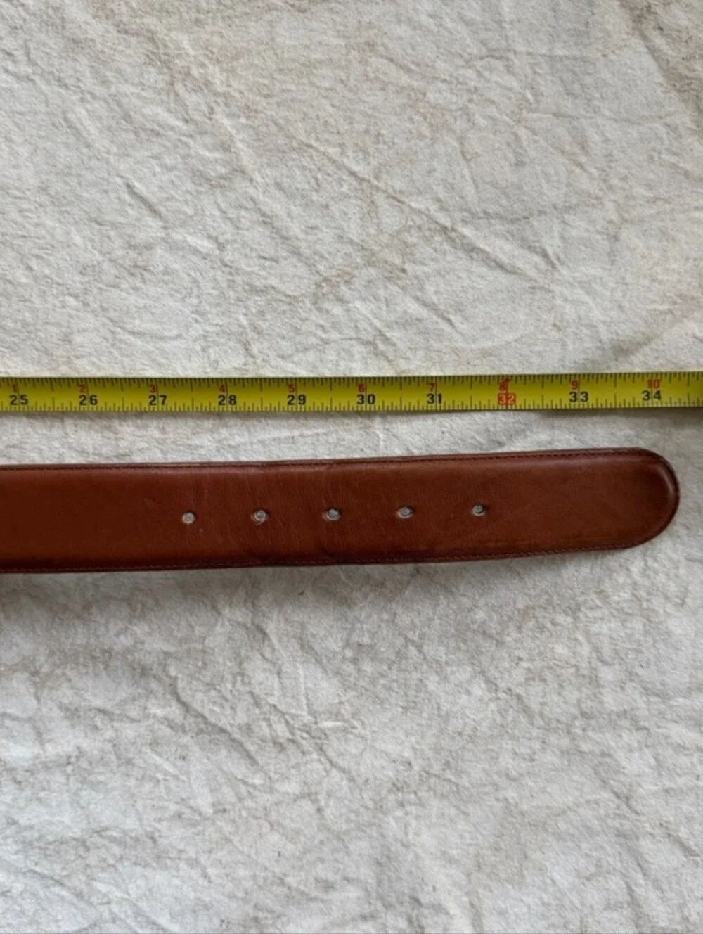Vintage Coach Belt - British Tan